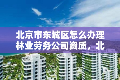 北京市东城区怎么办理林业劳务公司资质,北京林业工程咨询公司
