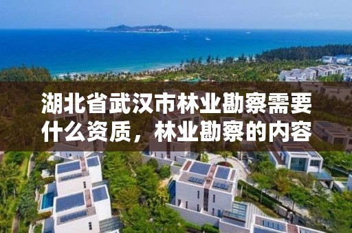 湖北省武汉市林业勘察需要什么资质,林业勘察的内容包含哪些