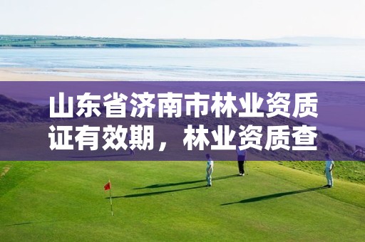 山东省济南市林业资质证有效期,林业资质查询