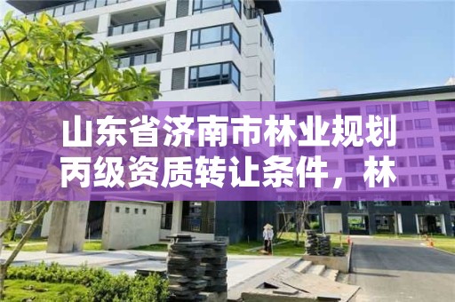 山东省济南市林业规划丙级资质转让条件，林业丙级资质办理条件