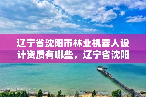 辽宁省沈阳市林业机器人设计资质有哪些，辽宁省沈阳市林业机器人设计资质有哪些单位