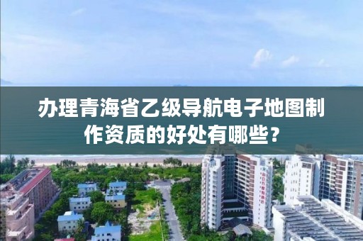 办理青海省乙级导航电子地图制作资质的好处有哪些？