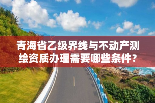 青海省乙级界线与不动产测绘资质办理需要哪些条件？