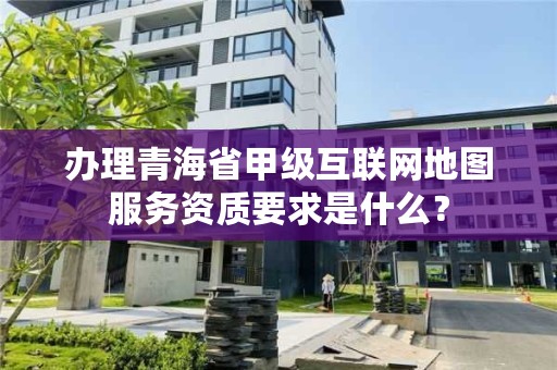 办理青海省甲级互联网地图服务资质要求是什么?