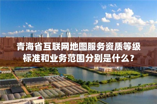 青海省互联网地图服务资质等级标准和业务范围分别是什么？