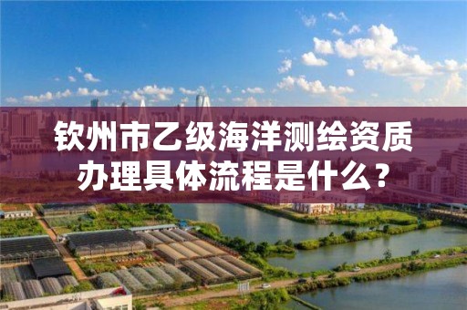 钦州市乙级海洋测绘资质办理具体流程是什么？