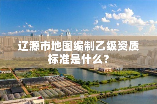 辽源市地图编制乙级资质标准是什么？