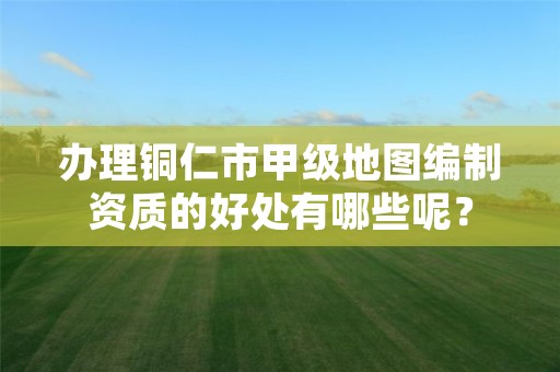 办理铜仁市甲级地图编制资质的好处有哪些呢?