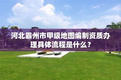 河北霸州市甲级地图编制资质办理具体流程是什么?