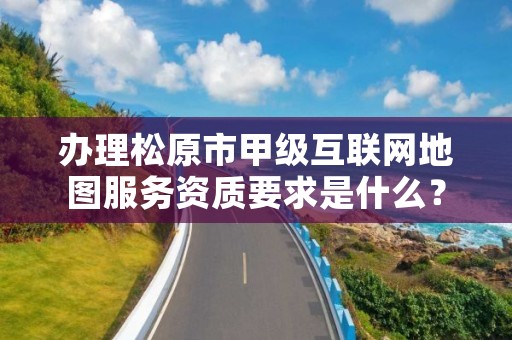 办理松原市甲级互联网地图服务资质要求是什么？