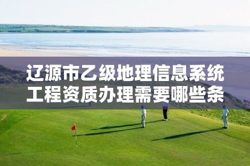辽源市乙级地理信息系统工程资质办理需要哪些条件？
