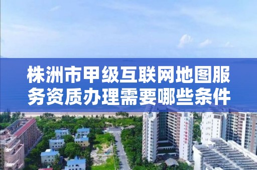 株洲市甲级互联网地图服务资质办理需要哪些条件?