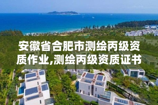 安徽省合肥市测绘丙级资质作业,测绘丙级资质证书