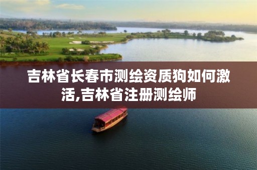 吉林省长春市测绘资质狗如何激活,吉林省注册测绘师