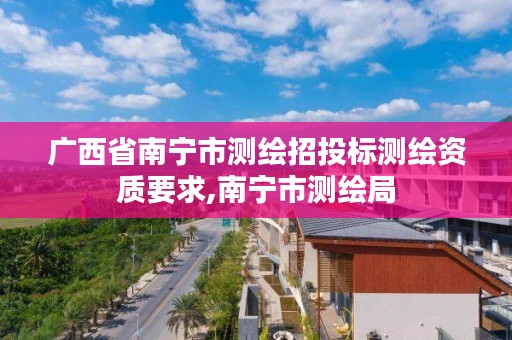 广西省南宁市测绘招投标测绘资质要求,南宁市测绘局