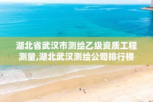湖北省武汉市测绘乙级资质工程测量,湖北武汉测绘公司排行榜