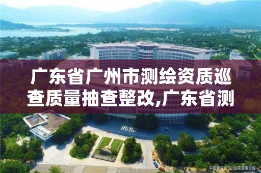 广东省广州市测绘资质巡查质量抽查整改,广东省测绘质量监督检验站
