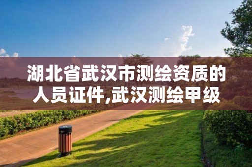 湖北省武汉市测绘资质的人员证件,武汉测绘甲级资质公司