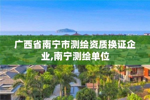 广西省南宁市测绘资质换证企业,南宁测绘单位
