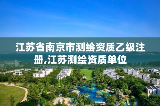 江苏省南京市测绘资质乙级注册,江苏测绘资质单位