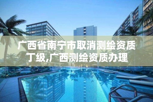 广西省南宁市取消测绘资质丁级,广西测绘资质办理