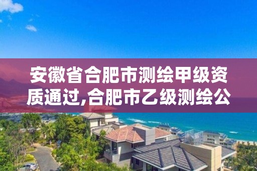 安徽省合肥市测绘甲级资质通过,合肥市乙级测绘公司