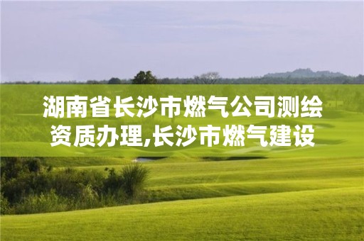 湖南省长沙市燃气公司测绘资质办理,长沙市燃气建设