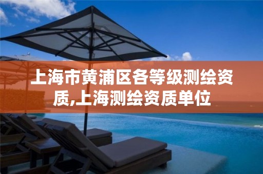上海市黄浦区各等级测绘资质,上海测绘资质单位