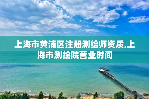 上海市黄浦区注册测绘师资质,上海市测绘院营业时间