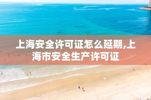 上海安全许可证怎么延期,上海市安全生产许可证